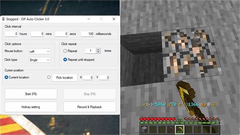 Minecraft Auto Clicker .